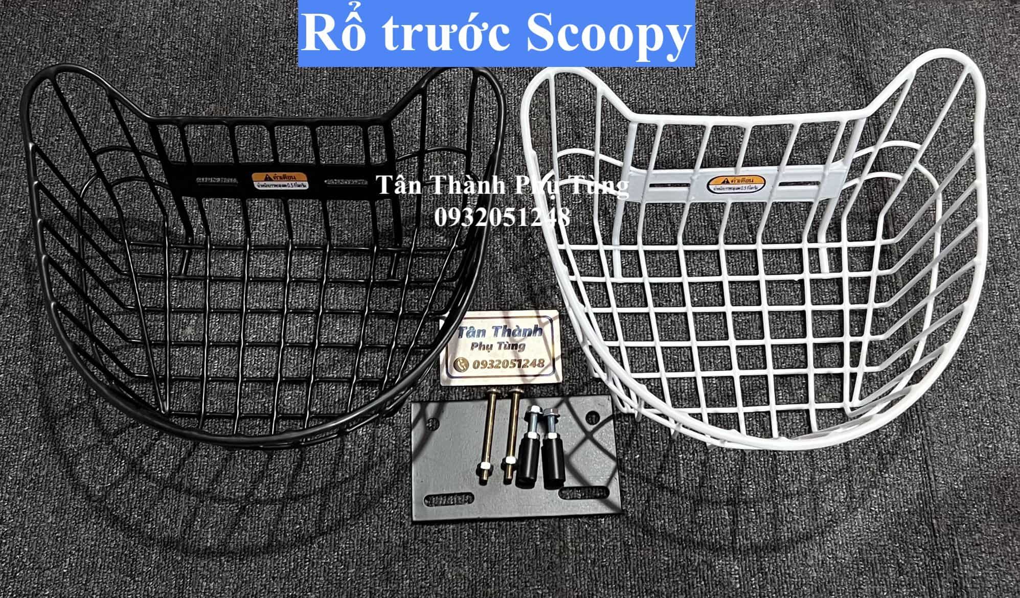 Rổ Scoopy mẫu 3 kèm bass ốc