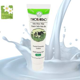 Sữa rửa mặt tinh chất sữa bò có hạt Thorakao 120g
