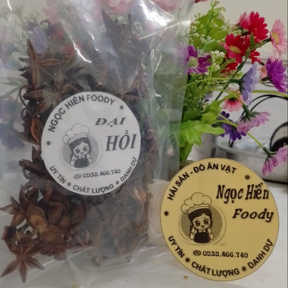 Hoa hồi, đại hồi, tại vị thơm nồng tự nhiên 100g, gia vị cho nhiều món ngon, ngọc hiển foody