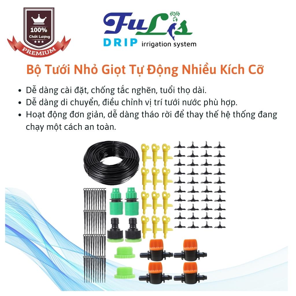 Hệ Thống Thống tưới nhỏ giọt đô thị tiết kiệm nước FL8B, Dành cho 20 khay rau.