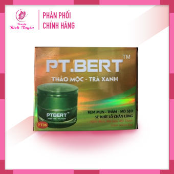 KEM PT BERT PT06 THẢO MỘC TRÀ XANH NGỪA MỤN THÂM LIỀN SẸO