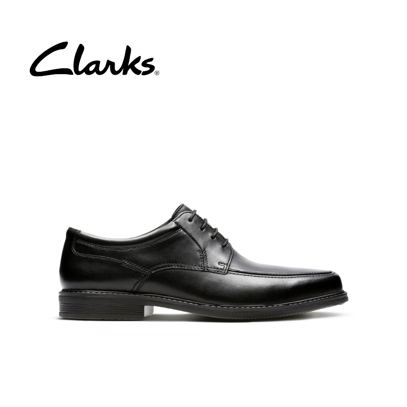 clarks mens black dress shoes