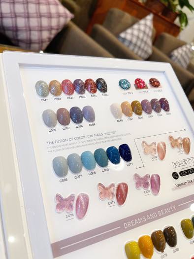 SET SƠN MÓNG TAY PRETTY 92 MÀU tặng kèm bảng màu và base top