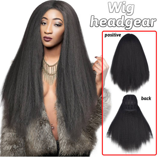 Tóc Giả Mũ Tóc Xoăn Dài Siêu Nhỏ Màu Đen Châu Phi Phụ Kiện Đội Đầu Cho Nữ