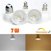 Dimmable LED COB Bulbs - GU10, E27, B22, E14 & More