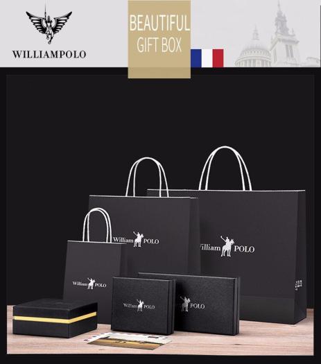 Thắt lưng Nam thời trang - da bò, mặt kim loại cao cấp nhập khẩu chính hãng William Polo - Bảo hành 12 tháng