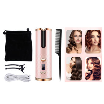 Blesiya Máy Uốn Tóc Tự Động Xoay, Dụng Cụ Uốn Xoăn Không Dây Máy Tạo Kiểu Tóc