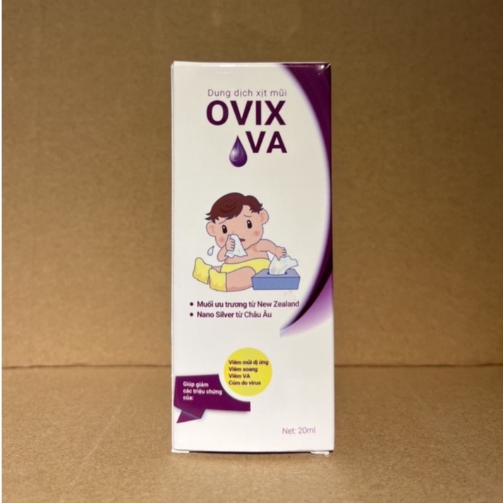 Dung dịch vệ sinh mũi Ovix Baby VA 20ml