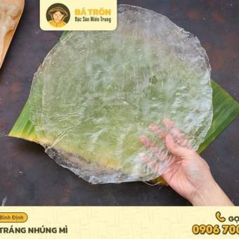 Bánh Tráng Nhúng Mì 20 Cái Đặc Sản Bình Định Bà Tròn