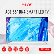 ACE 55" UHD 4K Smart Google TV DN4