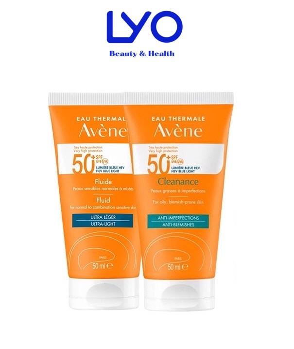 Kem chống nắng avene fluide / cleanance spf50+ 50ml