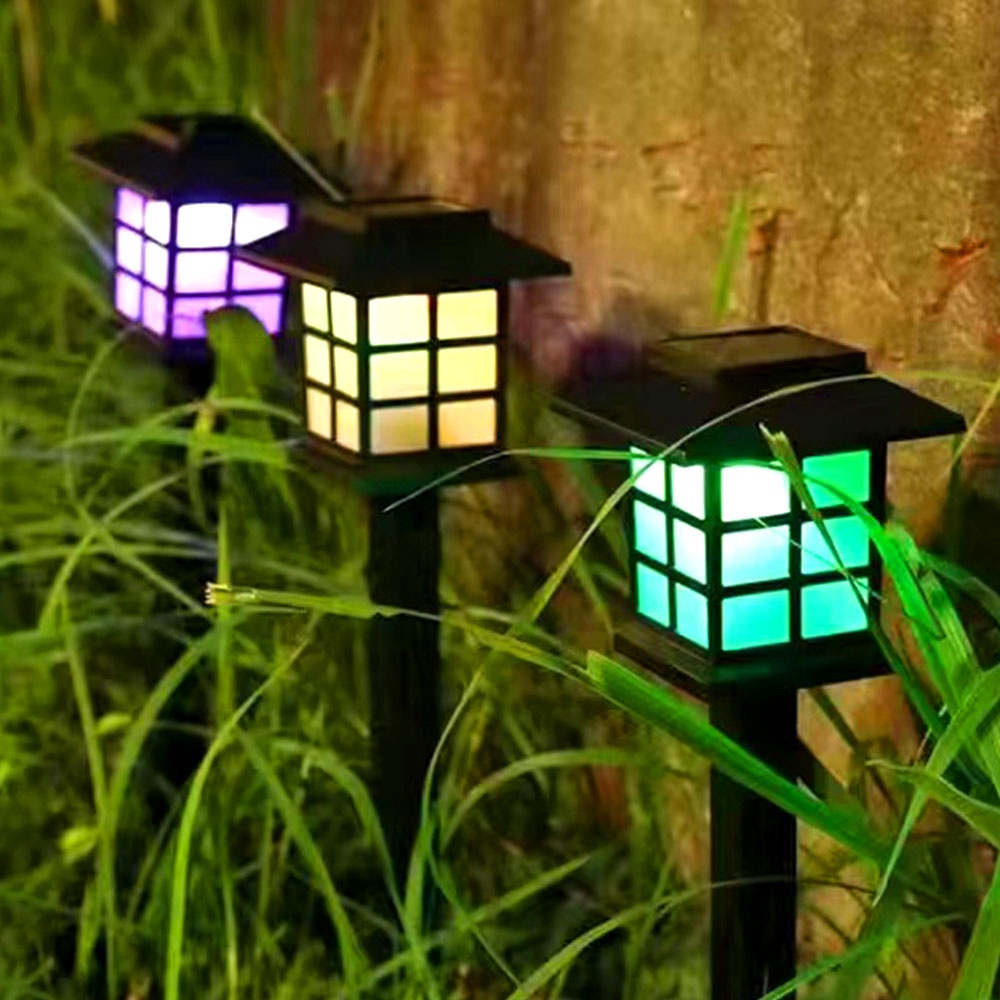 Solar Light Powered LED Light Outdoor Waterproof Walkway Yard Garden Landscape Lighting Lamp