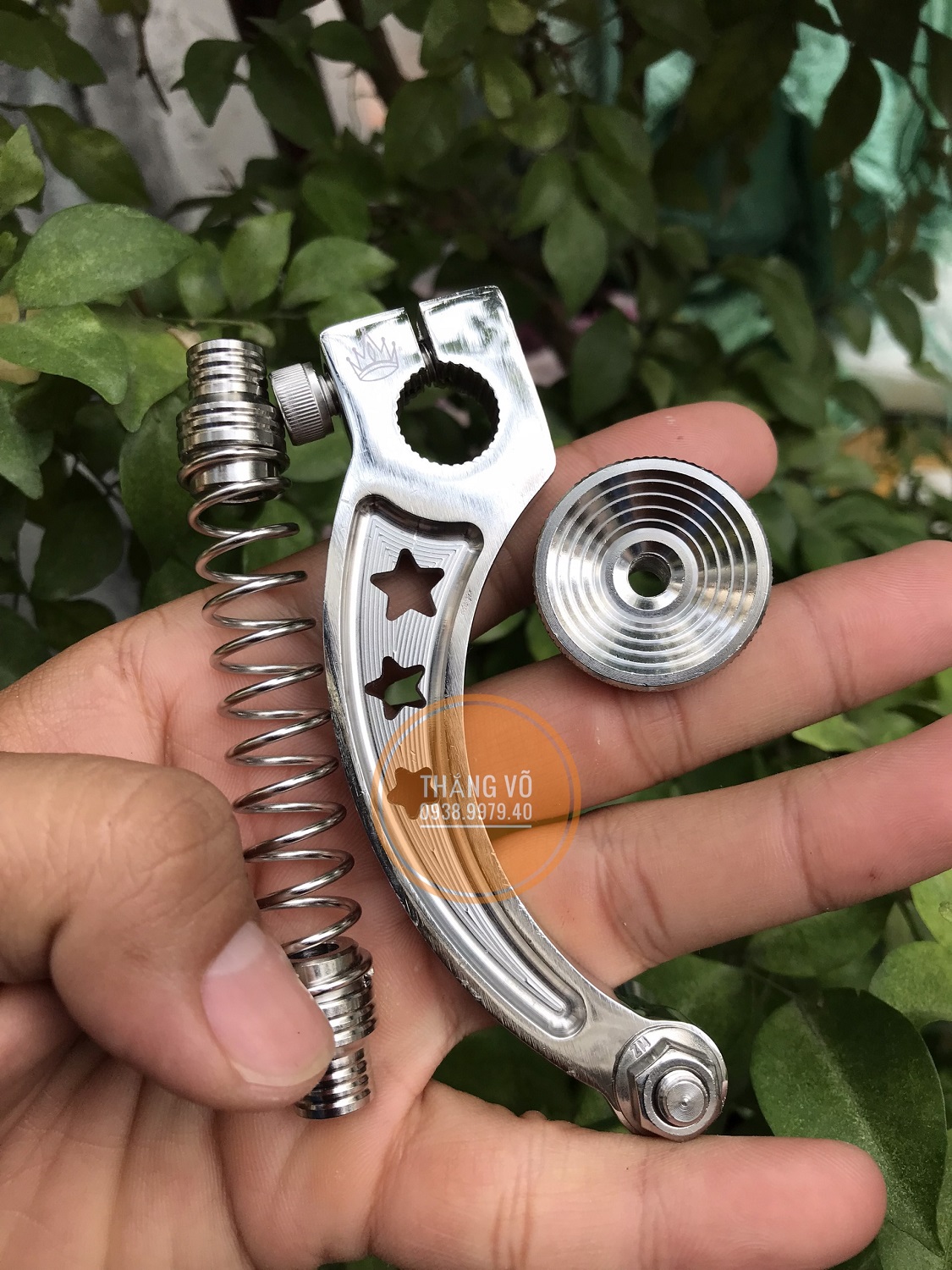 Càng thắng, Càng thắng Takegawa Inox 304 CNC tặng kèm lò xo sử dụng tất cả xe máy