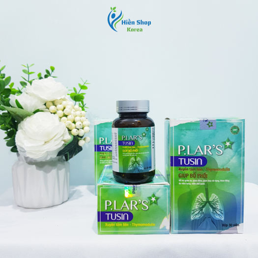 Bổ phổi xuyên tâm liên, thymomodulin P.lar’s Tusin hỗ trợ giảm ho, đờm, giảm đau rát họng, viêm phế quản