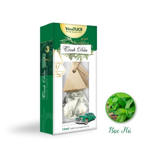 Tinh dầu treo xe oto vina tươi hương bạc hà , treo xe hơi 10ml