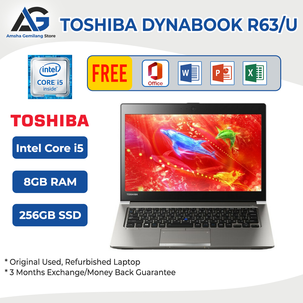 東芝R63/P Intel Core i7 8GB RAM R63 仕様 2015年8月発表モデル PR63PEAA637AD11 | dynabook