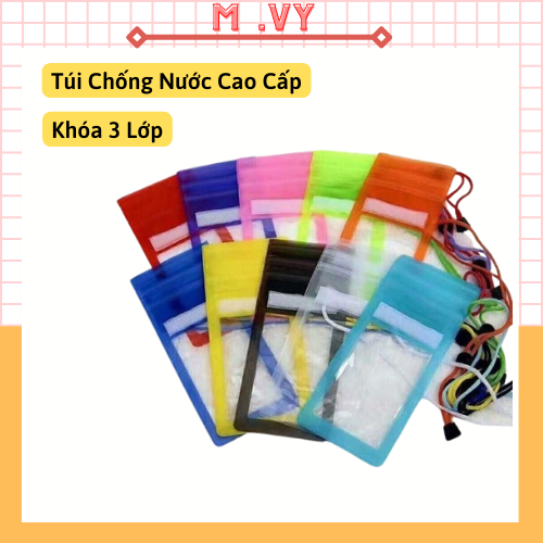 Túi Chống Nước Điện Thoại Đi Biển Đi Bơi Đi Mưa Cho Các Dòng Điện Thoại