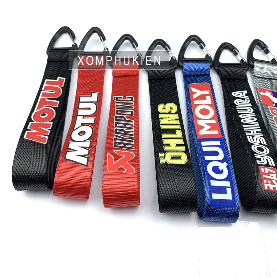 Móc khóa dây dù trang trí xe