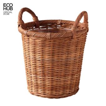 Giỏ mây trồng cây, Hoa Khô, đựng đồ, Giỏ mây decor (2 Size) ECOHUB