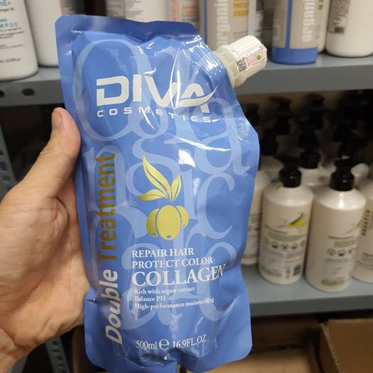 DẦU HẤP TÓC SIÊU MƯỢT COLLAGEN DIVA 500ML