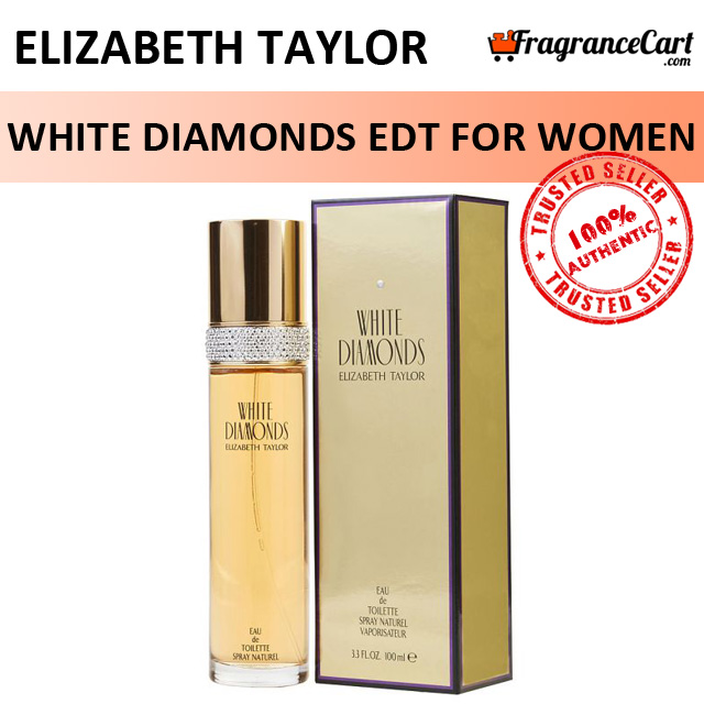 White on sale diamonds edp