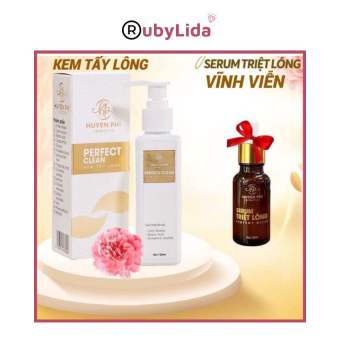 Combo Kem Tẩy Lông Huyền Phi Và Serum Triệt Lông Huyền Phi Chính Hãng - RubyLida