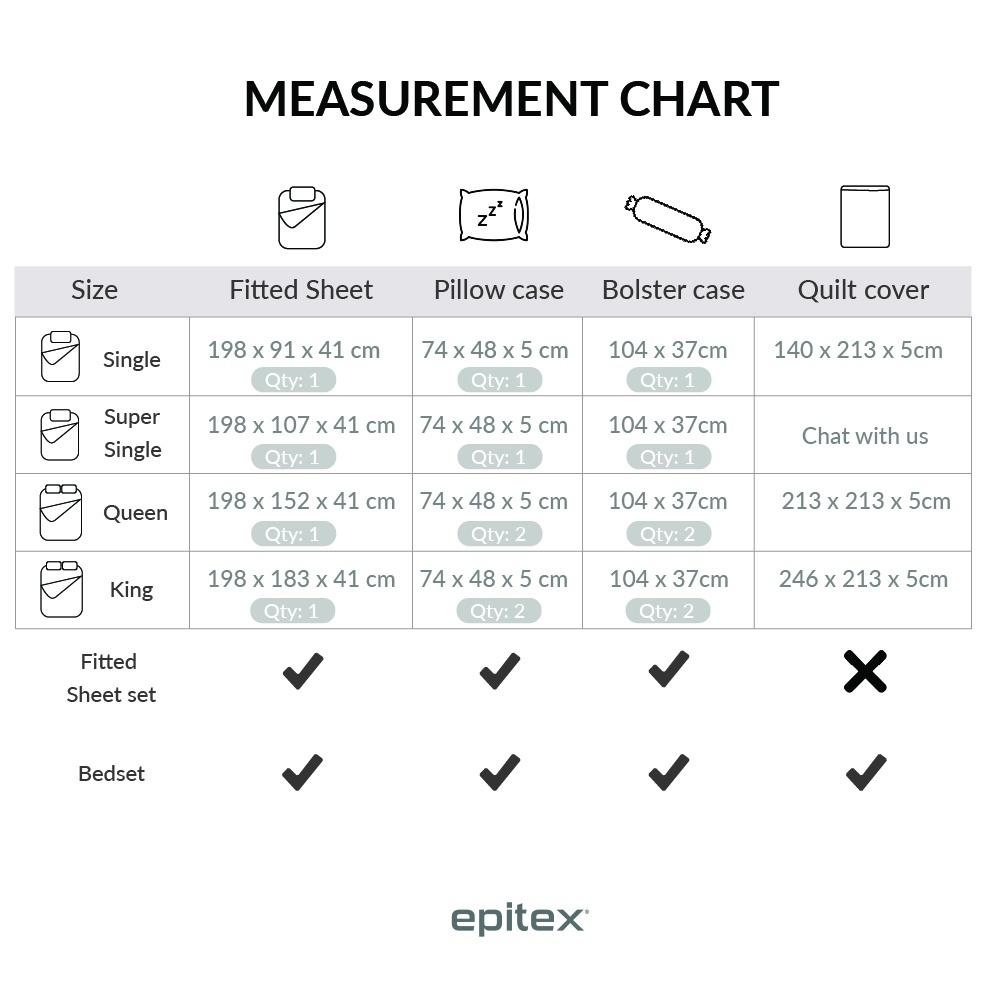 (Online Özel) Epitex 1600TC 100% Tencel Lite Solid Collection Yatak Örtüsü - Lastikli Çarşaf - Yatak Takımı