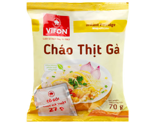 Cháo thịt gà Vifon gói 70g