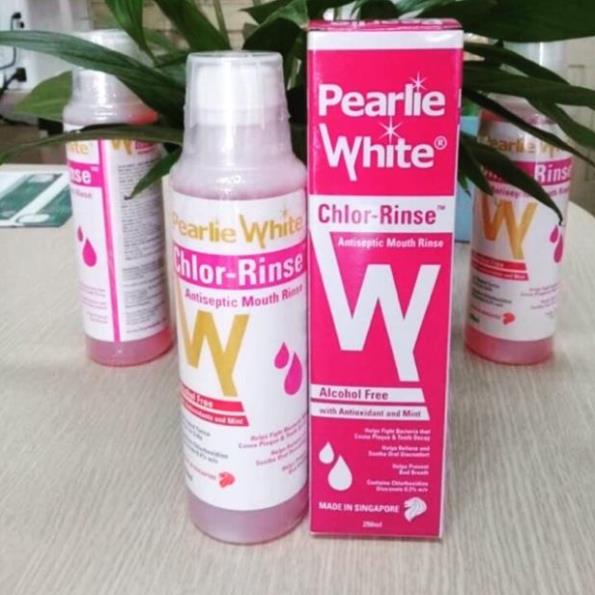 Nước súc miệng sát khuẩn Pearlie White