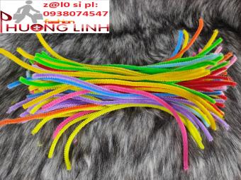 Kẽm nhung uốn tóc con sâu size Trung bó 100 cây