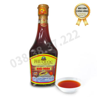 Nước mắm Phú Quốc KHẢI HOÀN 40 độ đạm chai 205ml