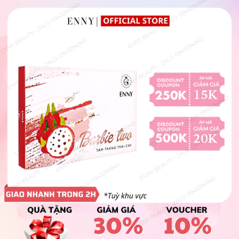 Tắm Trắng Hoa Hồng Thiên Nhiên Barbie ENNY Chính Hãng