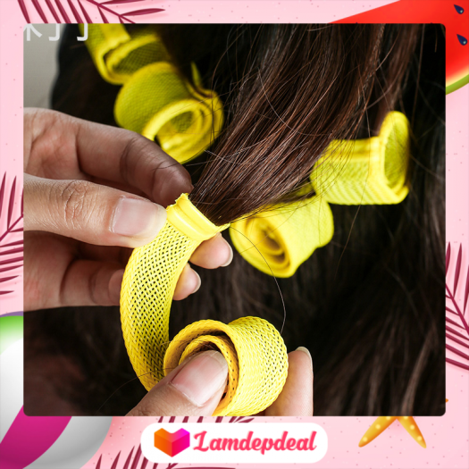 ❤️ Lamdepdeal - Lô uốn tóc ốc sên - Lô cuốn tóc tạo kiểu tóc xoăn gợn sóng chuẩn - Lô cuốn tóc lạnh không cần dùng nhiệt - Dụng cụ làm tóc