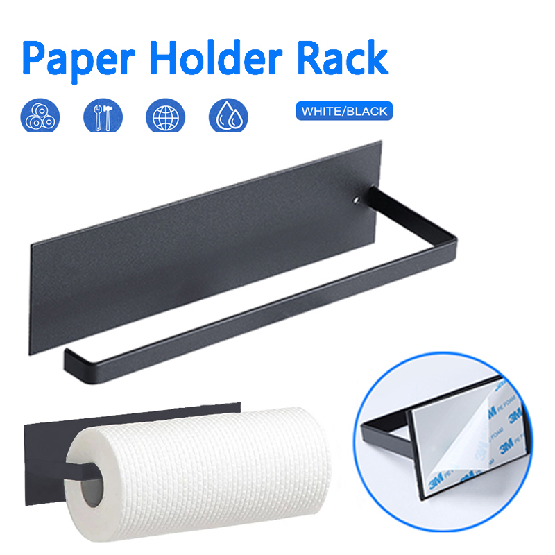 Wall Mounted Plastic Tissue Dispenser Kitchen Bathroom Toilet Roll