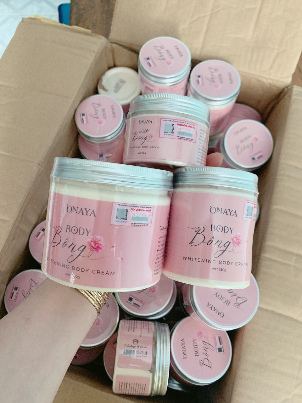 Body bông size 250g _mỹ phẩm onaya