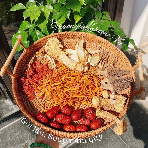 Gói lẩu hầm nấm quý