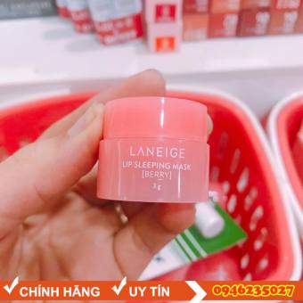 Mặt nạ ngủ môi Laneige mini, chống oxi hóa, làm dịu môi nứt nẻ, dưỡng môi mềm mại, mịn màng và hồng tự nhiên