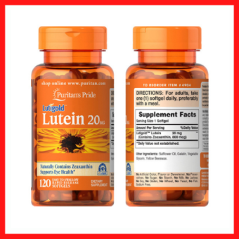 Viên uống bổ mắt lutein 20mg - 120 viên