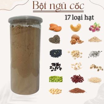 500g Bột ngũ cốc dinh dưỡng 17 loại hạt (hỗ trợ tăng cân, lợi sữa)