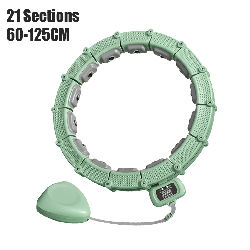 Adjustable Fitness Smart Sports Hoop Waist Trainer Massage Hoops Gym Home Loss Weight Exercise Equipment Women's Slimming Hoop