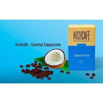 Cappuccino Dừa Archcafe - Cafe hòa tan hộp 240g(12goi*20g)