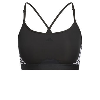 adidas Tập luyện Áo Bra Tập Luyện 3 Sọc Light Support adidas Aeroreact Nữ Đen HC7862