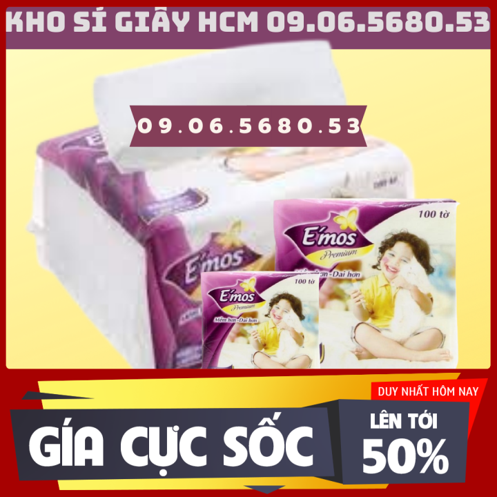 Khăn giấy vuông Emos Premium, khăn giấy rút Emos cao cấp, giấy vệ sinh Emos siêu mịn siêu dai | khăn giấy vuông Emos cao cấp, giấy rút Emos, giấy rút vệ sinh Emos, giấy ăn vuông Emos, giấy ăn Emos