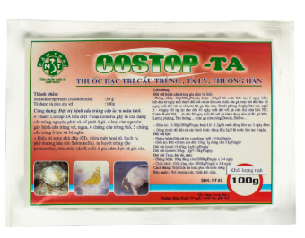 Năm Thái Costop TA 100g cầu trùng, tả lỵ thương hàn