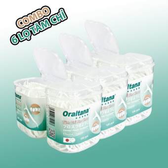 Combo 6 lọ tăm chỉ nha khoa Oraltana 5 sao lọ 100 cái, tăm kẽ răng, tăm chỉ xỉa răng nha khoa, chỉ tăm nha khoa xuất Nhật, tăm nhựa nha khoa, tăm chỉ tơ nha khoa, tăm xỉa răng chỉ nha khoa - Guty Care