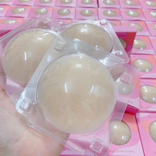 Miếng dán ngực dán đầu ti silicon nhiệt tự thân She By Stickers