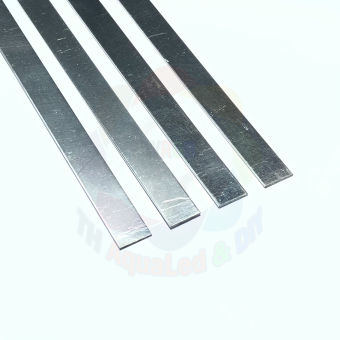 Thanh nhôm dán lót khe, rãnh máng w106 khổ 12mm. Combo 4 thanh