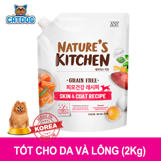 COMBO THỨC ĂN HẠT CHO CHÓ ANF NATURE KITCHEN (2kg) hsd 25/2/2022+ NUTRIWELL (1,5kg) hsd 29/3/2022