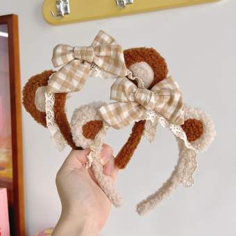 Băng Đô Cài Tóc Bờm Tai Mèo Nhiều Màu Dễ Thương [ Hàng Loại 1 ]