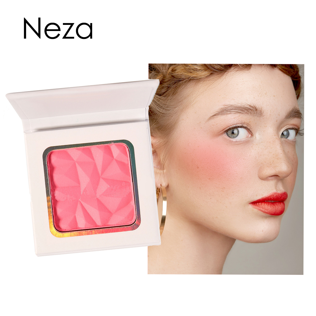 Gambar Neza Long Lasting Blush Natural Warm Color Series Monochrome Rouge 5 Colors Choose Daily Office Makeup Pink Paper Box